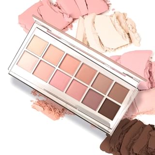 JOOCYEE - 12 Shades Eyeshadow Palette - Pink Melon