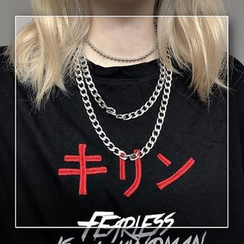 PANGU - Stainless Steel Chunky Chain Necklace PANGU - Stainless Steel Chunky Chain Necklace