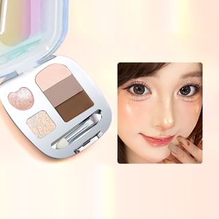 GELLA'S - Eyelight Dreamweaving Under-Eye Palette - Y01#Chill Milk Apricot