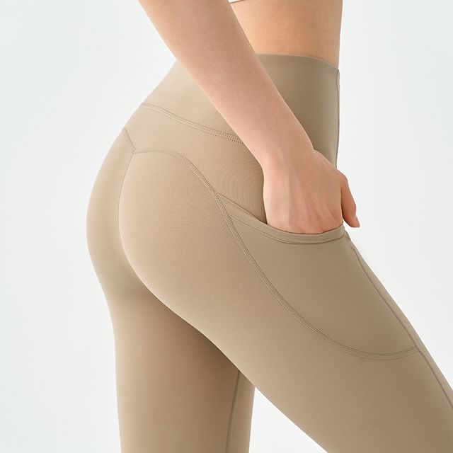 femmal-Plain Yoga Pants