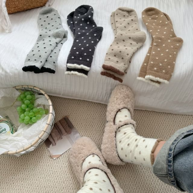 Gentiana-Dotted Socks