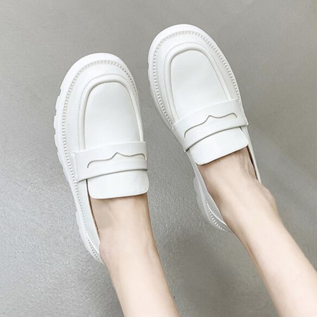 Freesia-Faux Leather Loafers