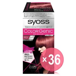 syoss - Colorgenic Milky Hair Color P01 Crystal Pink (x36) (Bulk Box)