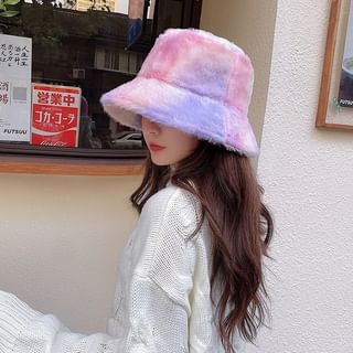 Raconteur-Tie Dye Chenille Bucket Hat