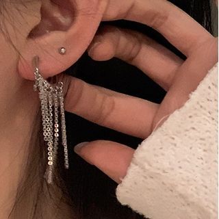 Hansha-Alloy Fringed Earring