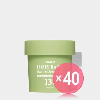 P.CALM - Holy Basil Bubble Deep Mask (x40) (Bulk Box)