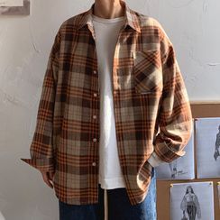 YERGO - 长袖格纹衬衫 YERGO - 长袖格纹衬衫