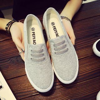 Solejoy-Canvas Omament Slip-Ons
