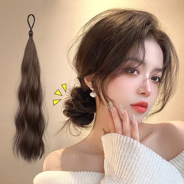 SEVENQ-Curly Ponytail Wig