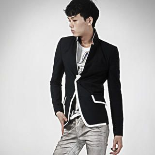 deepstyle - Piping 2 Button Blazer | YesStyle