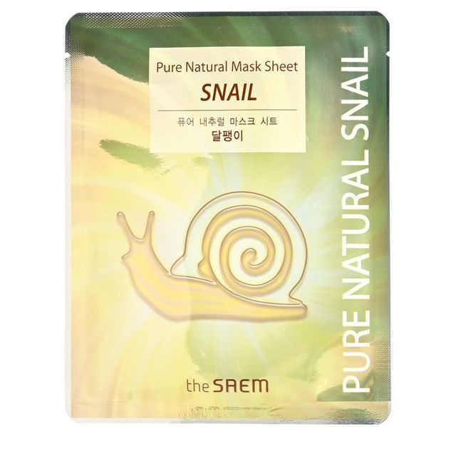 The Saem-Naturalna maseczkaw płachcie 3 rodzaje-Snail