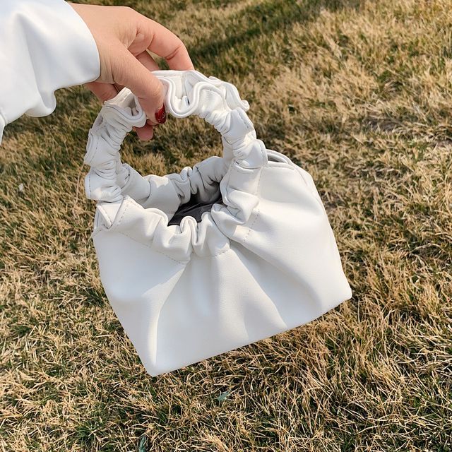 Skyglow-Ruffle Hand Bag
