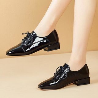 low heel oxford shoes
