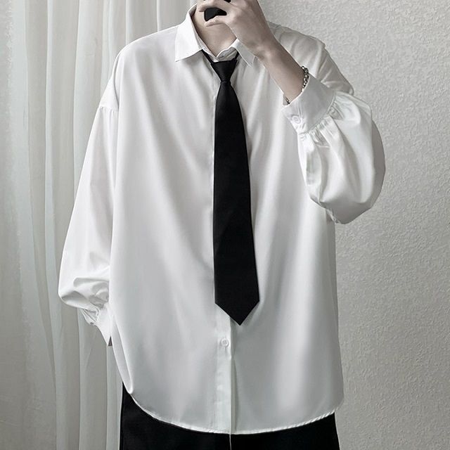 white shirt and tie set