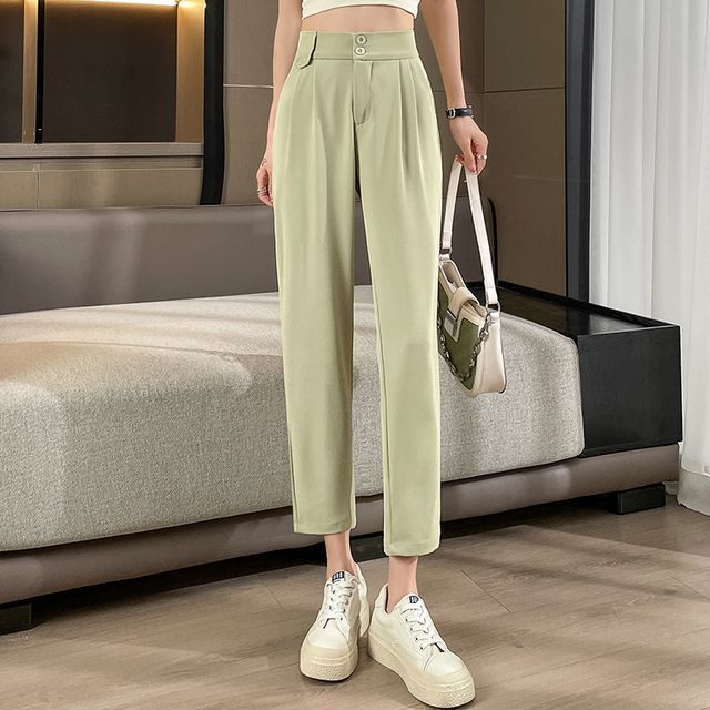 Pridregd - High Waist Plain Straight Leg Dress Pants (Various Designs) | YesStyle Pridregd - High Waist Plain Straight Leg Dress Pants (Various Designs) | YesStyle