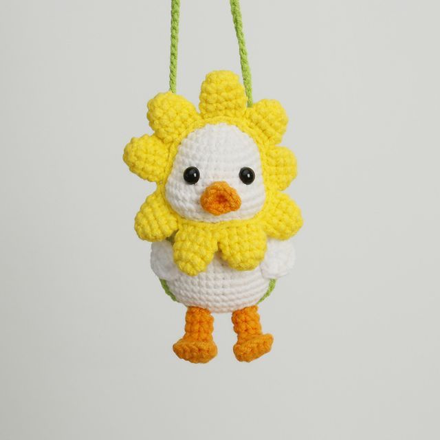 Vuchica - Crochet Knit Duck Bag Charm