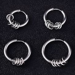 Soosina - Stainless Steel Hoop Earring Soosina - Stainless Steel Hoop Earring