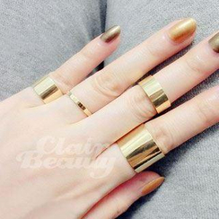 Clair Fashion - 金屬戒指四組入 Clair Fashion - 金屬戒指四組入