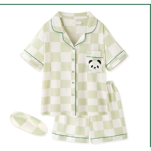 Pajama set with shorts and pants hot sale