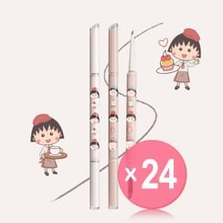 VEECCI - Dual-Ended Gel Eyeliner Chibi Maruko Chan Edition - 2 Colors (x24) (Bulk Box)