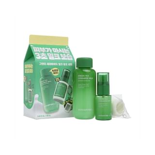 innisfree - Green Tea Ceramide Milk Duo Set