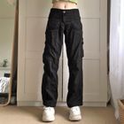 Sosana(ソサナ) - High-Waist Straight-Fit Cargo Pants