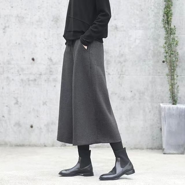 Lewwe-Loose Fit Wide Leg Pants