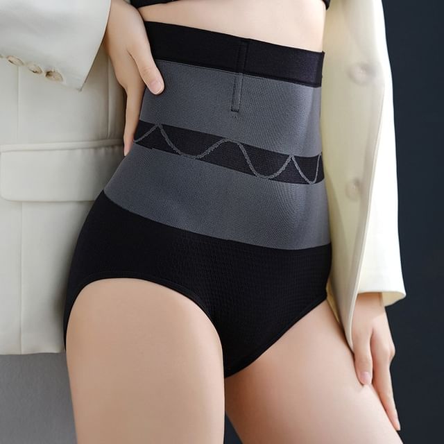 Faiar-High Waist Two Tone Shaping Panty