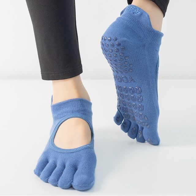 Plain Yoga Toe Socks
