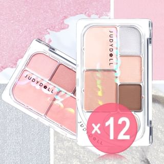 Judydoll - Dew-Shine 6 Color Palette (Cool Tone) - 2 Type (x12) (Bulk Box)