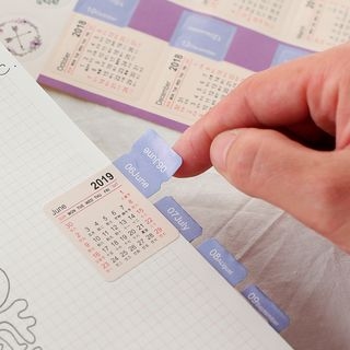 Nina's House - Monthly Calendar Index Stickers | YesStyle