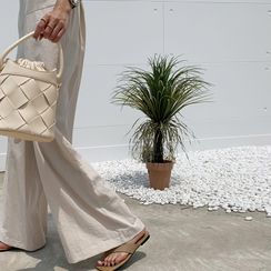 NANING9 - Woven Bucket Bag NANING9 - Woven Bucket Bag