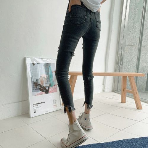 170 Tall Girl Extended Long Jeans Women 2023 Spring Autumn New Style Gray  Skinny Pants 175 Ultra Long Pencil Pants Denim Female - AliExpress