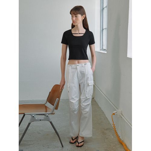 DRAWCORD PANT- WHITE