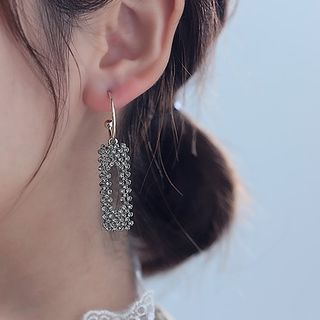 Poppin-Rhinestone Dangle Earring