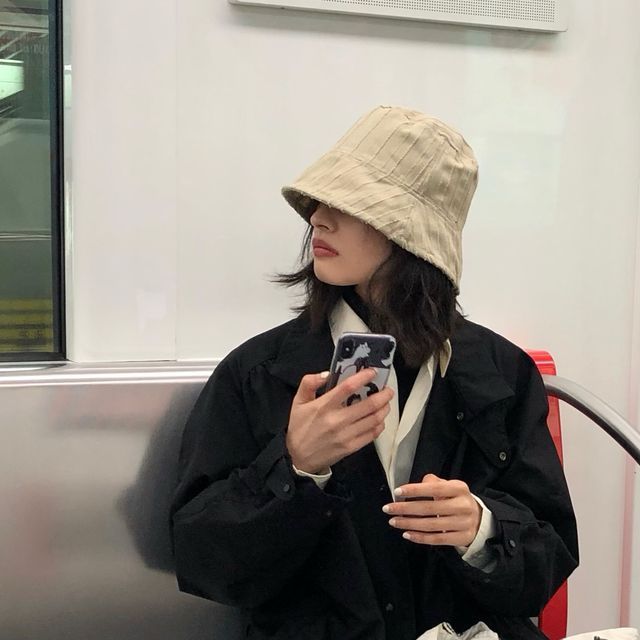 4-4 STUDIO-Plain Bucket Hat