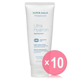 MISSHA - Super Aqua Ultra Hyalron Cleansing Cream (x10) (Bulk Box)