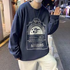 BORGO - Football Print Sweatshirt BORGO - Football Print Sweatshirt