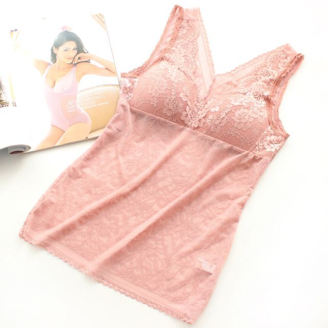 Dogini-Padded Lace Shaping Top