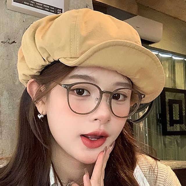 Pompabee-Plain Newsboy Cap