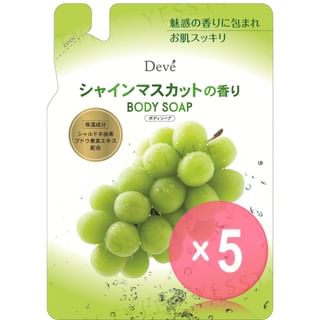 KUMANO COSME - Deve Shine Muscut Body Soap 5pcs Bundle Set