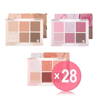 MERZY - New Mood Fit Shadow Palette - 3 Types (x28) (Bulk Box)