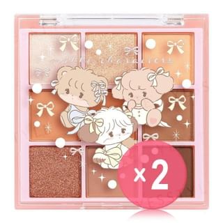 Maruka - Mikko Eyeshadow Palette Brown 2pcs Bundle Set