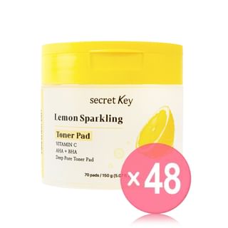 Secret Key - Lemon Sparkling Toner Pad (x48) (Bulk Box)