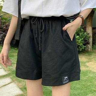 CEYX Drawstring Wide Leg Sweat Shorts Sale
