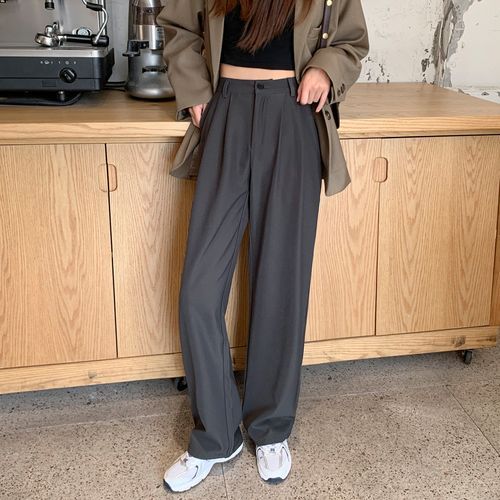 knee length dresses for ladies Modern Women Trendy Loose Wide Shoulder Lt. Weight Suit Sets Wide Blaz   ASHORE SHOP