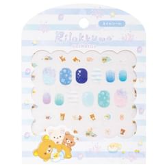 San-X - Rilakkuma Sea Relaxation Feeling Nail Sticker
