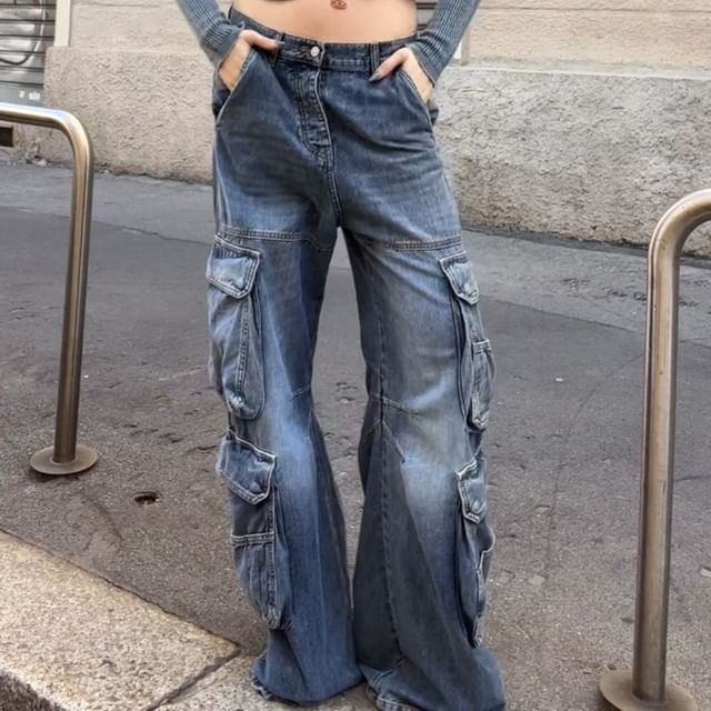 Puffie - Low-Rise Bootcut Pants