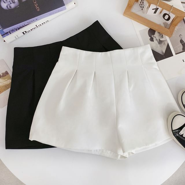 Iasia-High Waist Plain Skort