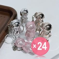 Art Value - Astronaut Keychain Matte Naked Lip Mud - 6 Colors (x24) (Bulk Box)